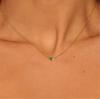 12 Birthstones Zodiac Cubic Zirconia Retro Necklace - 18K Gold-Plated Stainless Steel Clavicle Chain