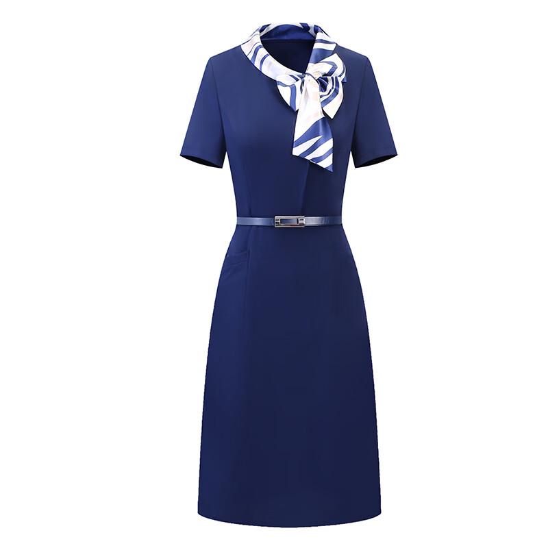 Trolman Women's French Style Formal Work Dress
