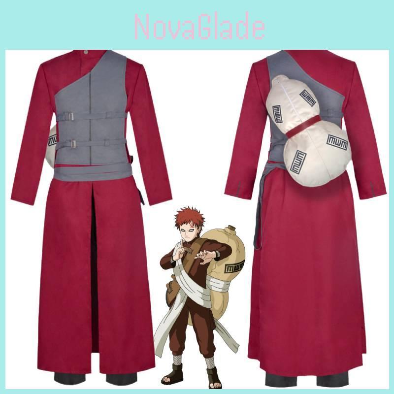 Ninja Sand Ninja Fire Shadow Gaara Cosplay Costume Halloween Anime Gaara Cosplay Outfit In Stock