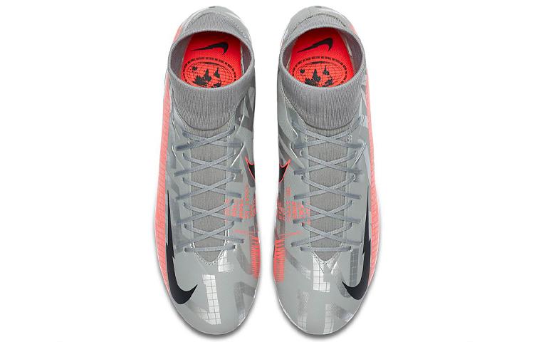 Nike Mercurial Superfly 7 Academy Mg Metallic Grey Crimson AT7946-906