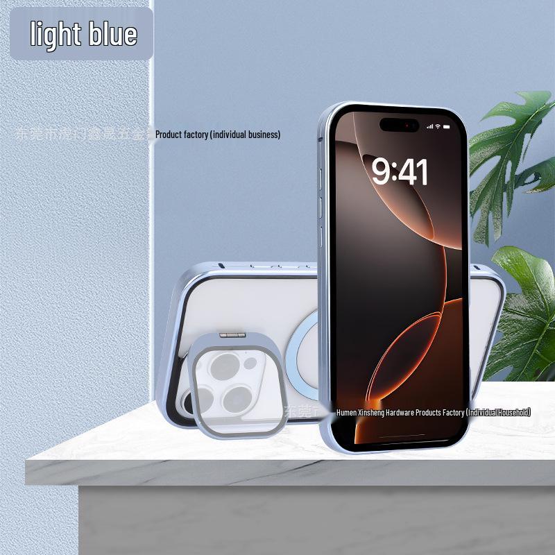

Apple ProMax Metal Glass Magnetic Full-Coverage Lens Holder & Protective Case for iPhone Custom Logo
