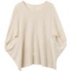 Sancai Linen Blend Batwing Knit Cardigan