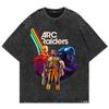 Camiseta ARC Raiders 100% Algodão Lavado Vintage para Homens/Mulheres