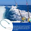 4Pcs Deep Sea Trolling Fishing Pin Buffer Fast Fishing Clip Replacement Fishing Hook Lures Connector with Shock Cord