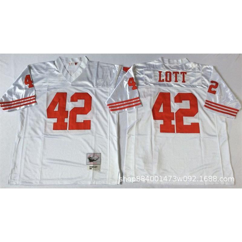 San Francisco 49ers Retro Football Jersey Mens Cotton Blend Training Uniform American Practice Fan Wear
