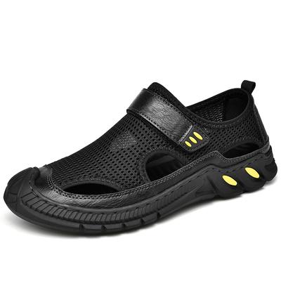 38-46 Summer Men's Plus Size Lightweight and Fashionable Casual Sandals Mesh Breathable Sandals Beach Shoes