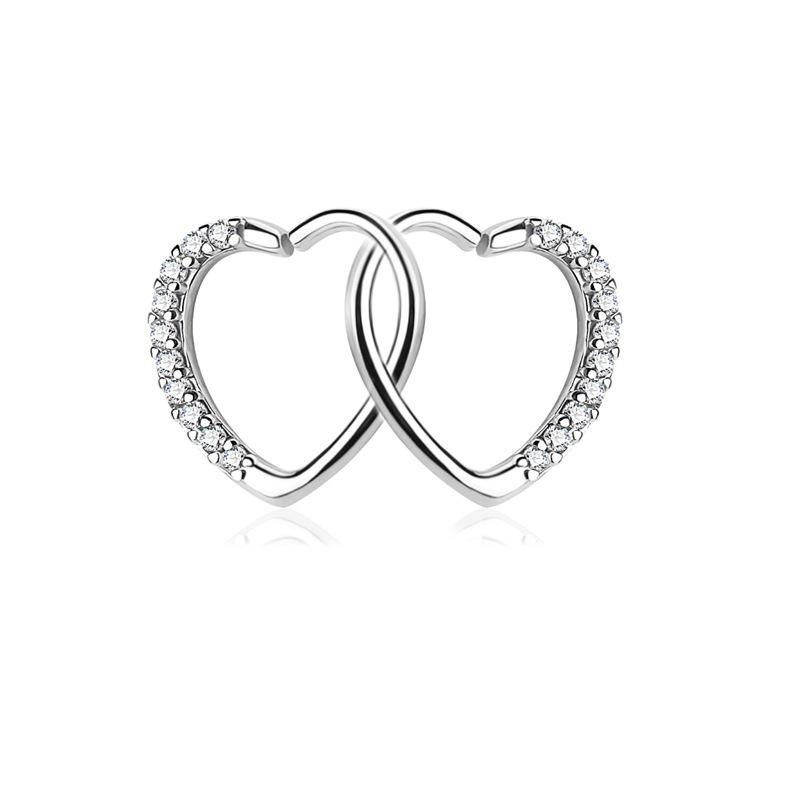 

Новое кольцо в носу с цирконием «Любовь», многофункциональные серьги, прокол ушной кости, ногтя a pair