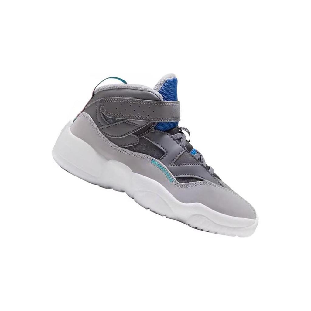 Jordan Jumpman Two Trey Comfortable Versatile Non-Slip Shock Absorption Support High-Top Kids Basketball Shoes Kids basketball shoes DQ8432-005