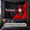 Custom Name Text Tapestry,Eintracht Frankfurt Decorative Wall Hanging, Background Tapestry For Home Bedroom