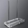 Compact Clear Acrylic Display Stand for Desktop For Photos Art and Books Holder with Stable Base 78 by 35 by 78 Inches