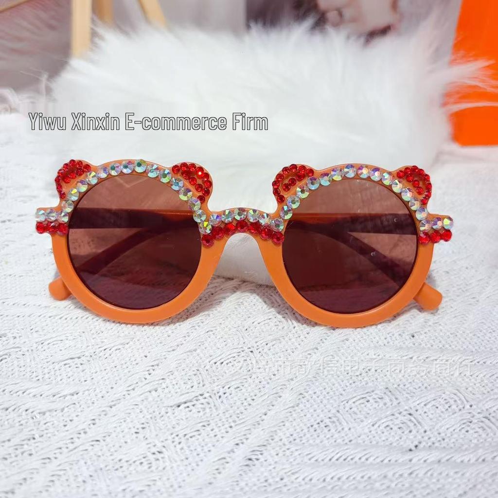 Kids' Glitter Sequin Sunglasses - Cute Candy Color Summer Shades for Boys & Girls