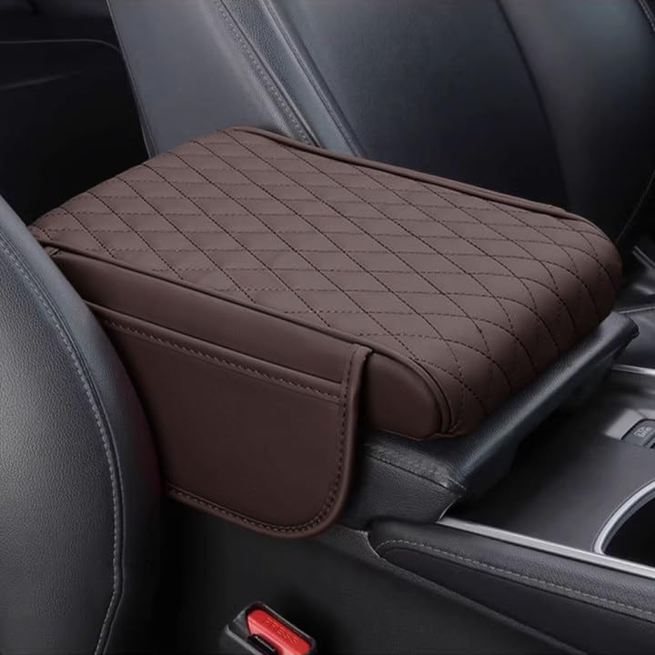Car Armrest Pad for Lexus GX J150 J120 GX 460 400 GX OR Leather Armrest Box Mat Center Console Cushion Pad Universal Armrest Seat Box Cover
