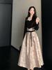 2025 French Beaded Jacquard Dress: Autumn/Winter Luxury Formal Wear