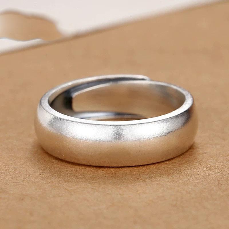 925 Sterling Silver Rings for Women Men Couple Minimalist Handmade Simple Narrow Smooth Ring Party Jewelry Gift Prevent Allergy