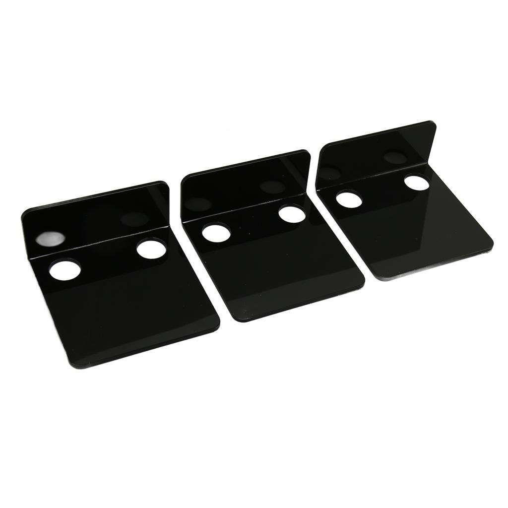 3 PCS Small Security Cameras Wall Shelf with 6 Cable Clips 10PCS Tapes Acrylic Waterproof Drill Free Adhesive Floating