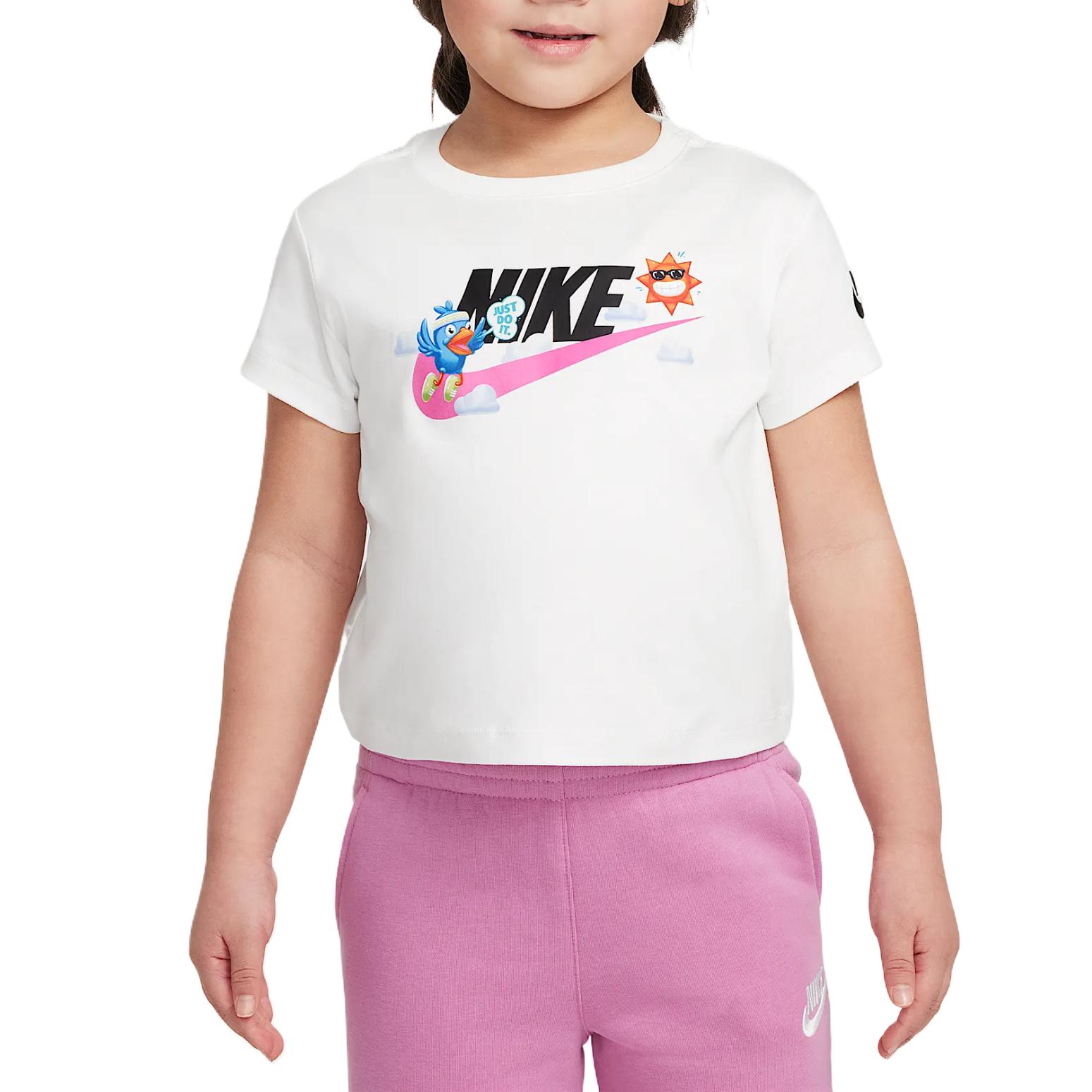 Nike T Shirt Sail White Children Aged 3 7 Years Old II3058-133 5
