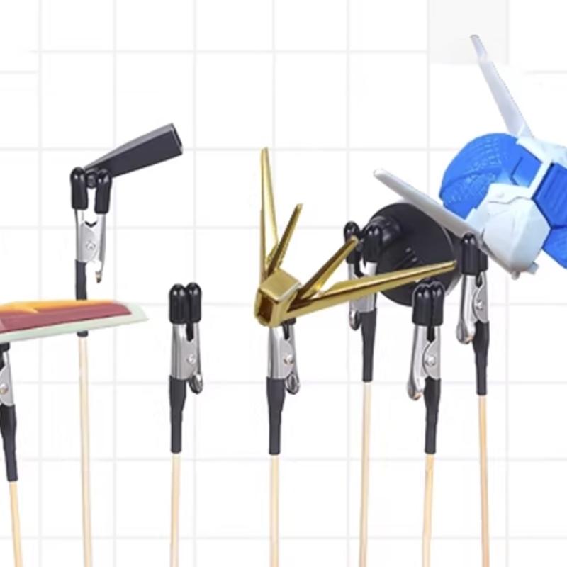 Professional Model Coloring Stand Collection Hardwood Miniature Model Holder For Precise Application And Easy Assembly