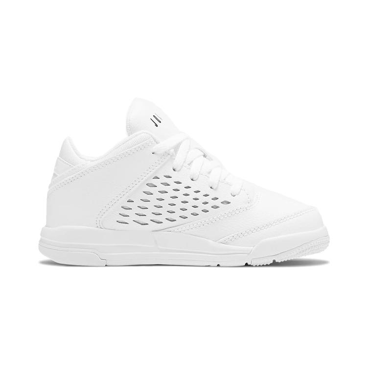 Jordan Flight Origin 4 Low Top Children's Basketball Shoes White Children Aged 3 7 Years Old 921197-100