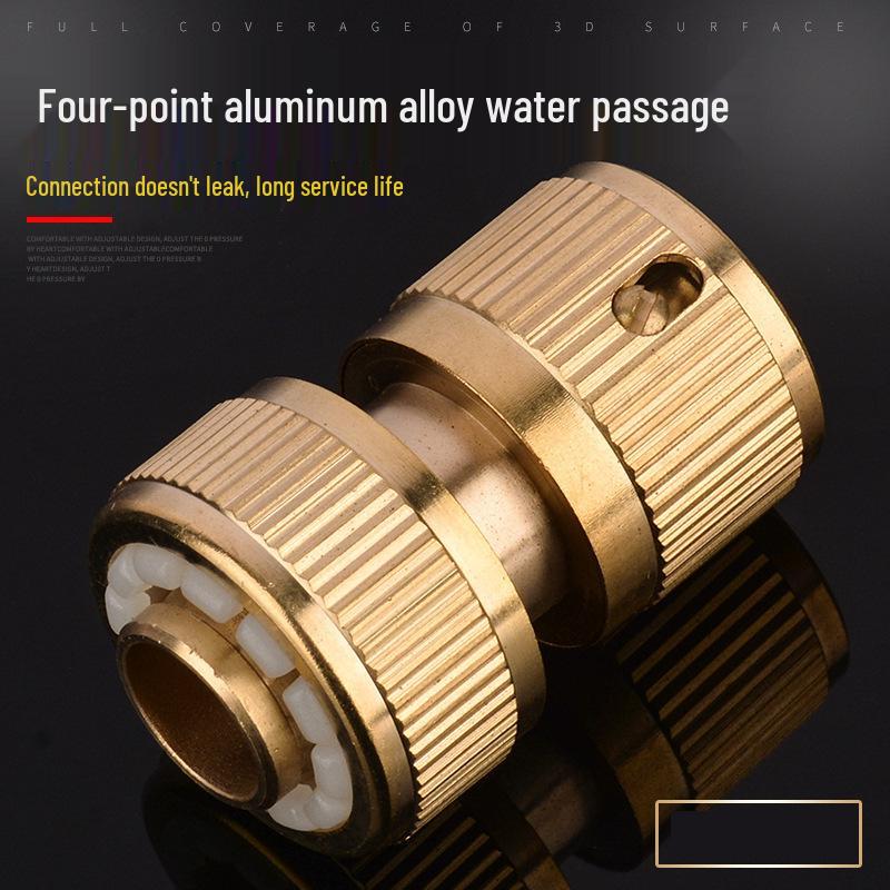 Universal Copper Faucet Adapter & Quick Connector for Hoses