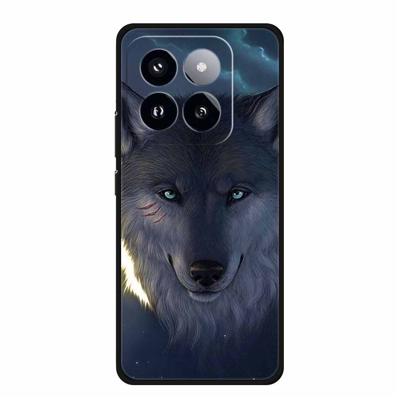 For Xiaomi 14T PRO Case Luxury Soft Silicone TPU Phone Cases Back Cover For Xiaomi14T Bumper Protective Shockproof Love fundas