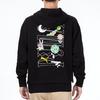 Puma Felpa Nera da Uomo con Stampa Logo
