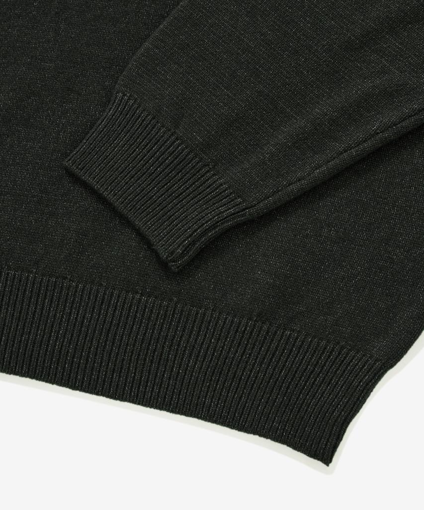 COVERNAT Big C Logo Knit Dark Gray