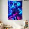 Cyberpunk Anime Pattern Home Decor Tapestry, Wall Hanging, Decorative RV Wall Cloth.NGT0928045