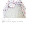 4Pcs Crib Padding Set Soft Cushion Baby Crib Bumper Pad Safe Crib