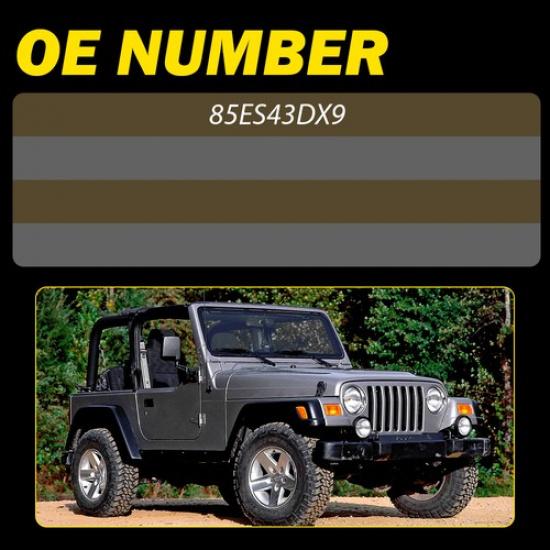 2X Interior Door Pull Handle Grab 5ES43DX9 For 1997-2006 Jeep Wrangler & TJ USA