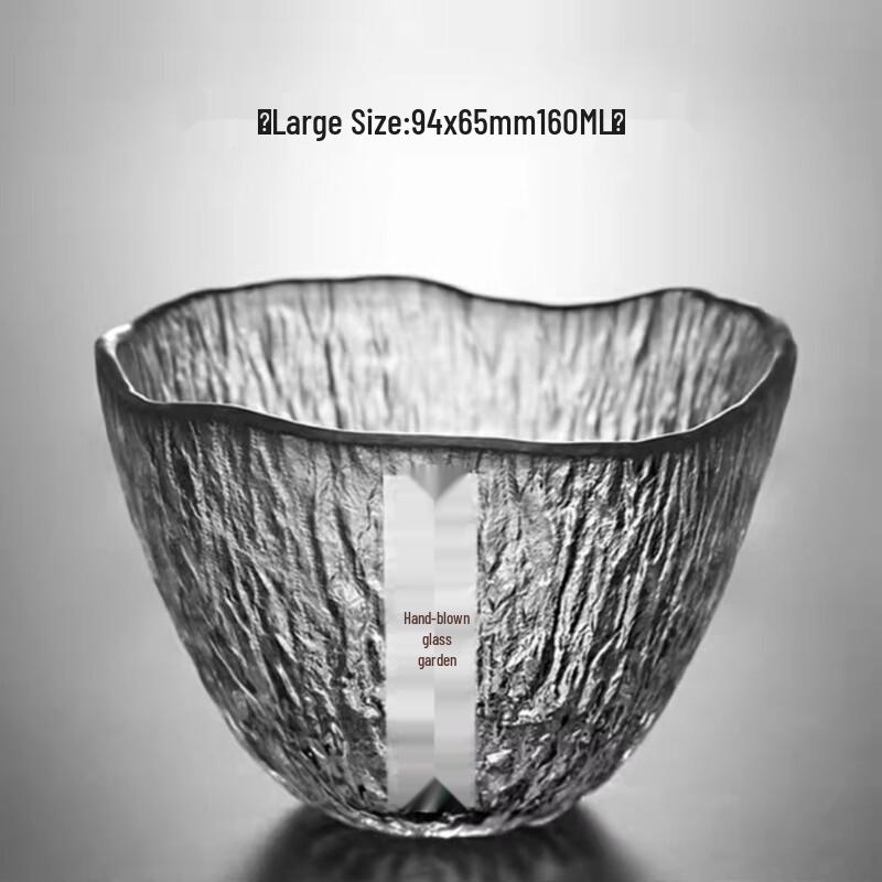 

Shangqi Hammered Raindrop Glass Tea & Sake Cups (Set of 2)