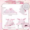 Cute Baby Dragon Kids Night Light, Soft Silicone Lamp Rechargeable Breastfeeding Nursery Portable Kawaii Lamps,Bedside Lamp