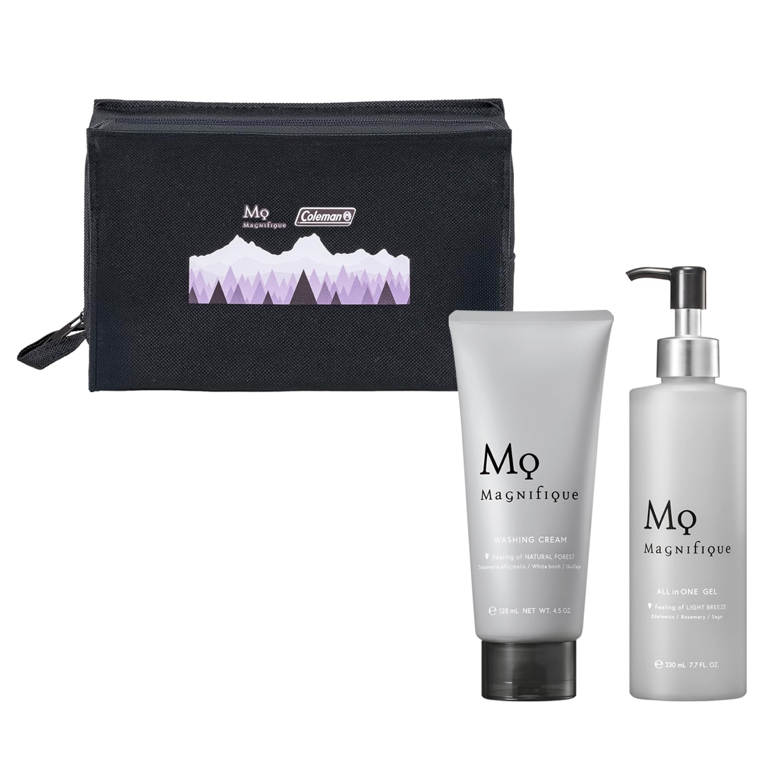 

Magnifique x Coleman gel facial cleansing foam set with collaboration pouch All-in-one &