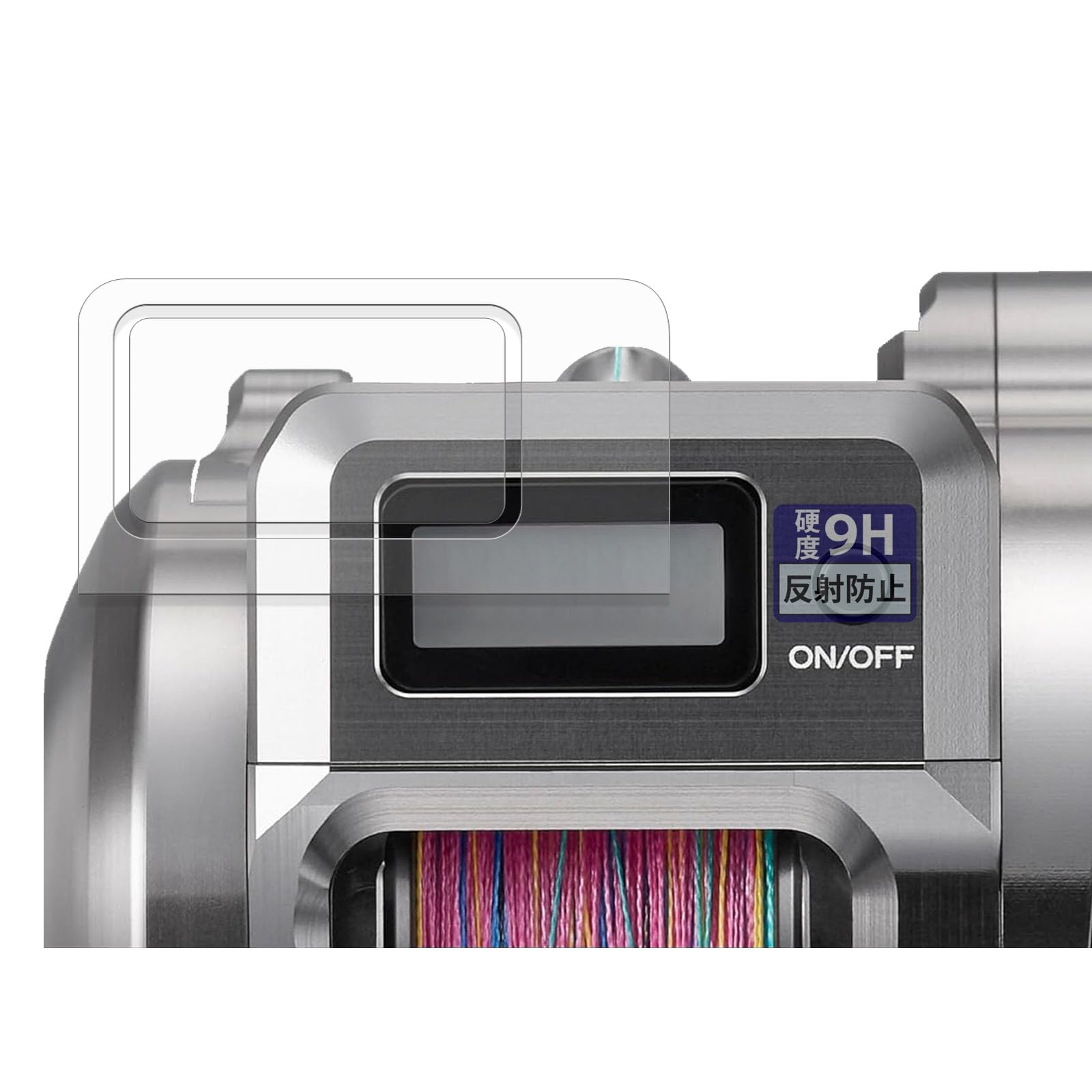 

Защитная пленка FILMEXT для SHIMANO 25 Ocea Conquest CT Пленка из стекловолокна с уменьшенной Сделано в Японии (Экран/Край), Ультратонкое отражение,