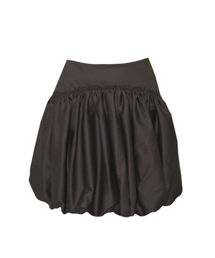 ZEMETA Deep Chocolate Balloon Skirt