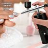 Kompresörlü Airbrush Airbrush Boyama Mini Boya Tabancası Boyama İçin Kablosuz Elektrikli Boya Tabancası Kompresörlü Airbrush Seti