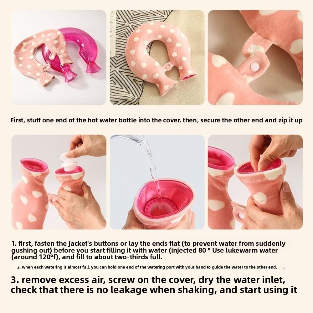 Thickened Hot-water Bag Neck Support Portable Neck Protector Icy Cooling Neck Bag  Neck Compress