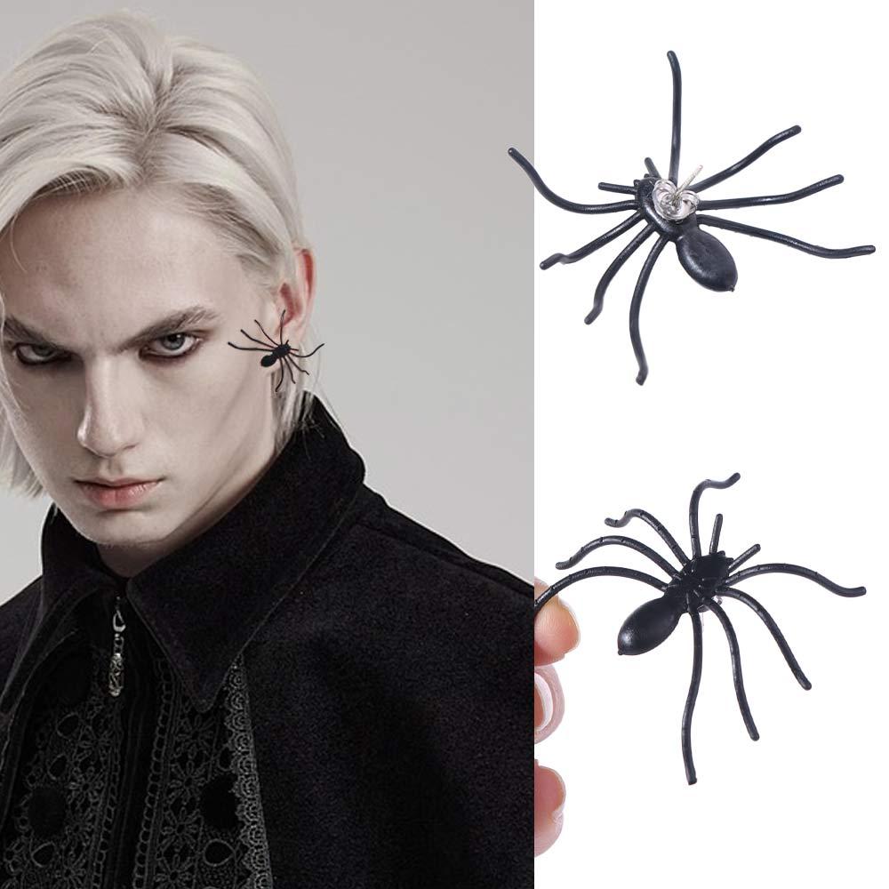 Hiphop Spider Earrings Metal Spider Ear Stud Earrings Piercing Stud Earrings  Women