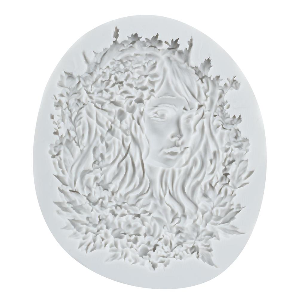 Goddess Silicone Molds Flower Lady Fondant Mold Cake Decorating Tools Cupcake Topper Candy Resin Clay Chocolate Gumpaste Mold