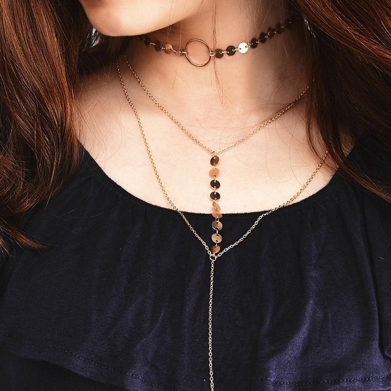 Colier de Modă de Vară Bijuterii Diamant de Lux Frumos Ciucure Colier Lung Femei Choker Accesorii