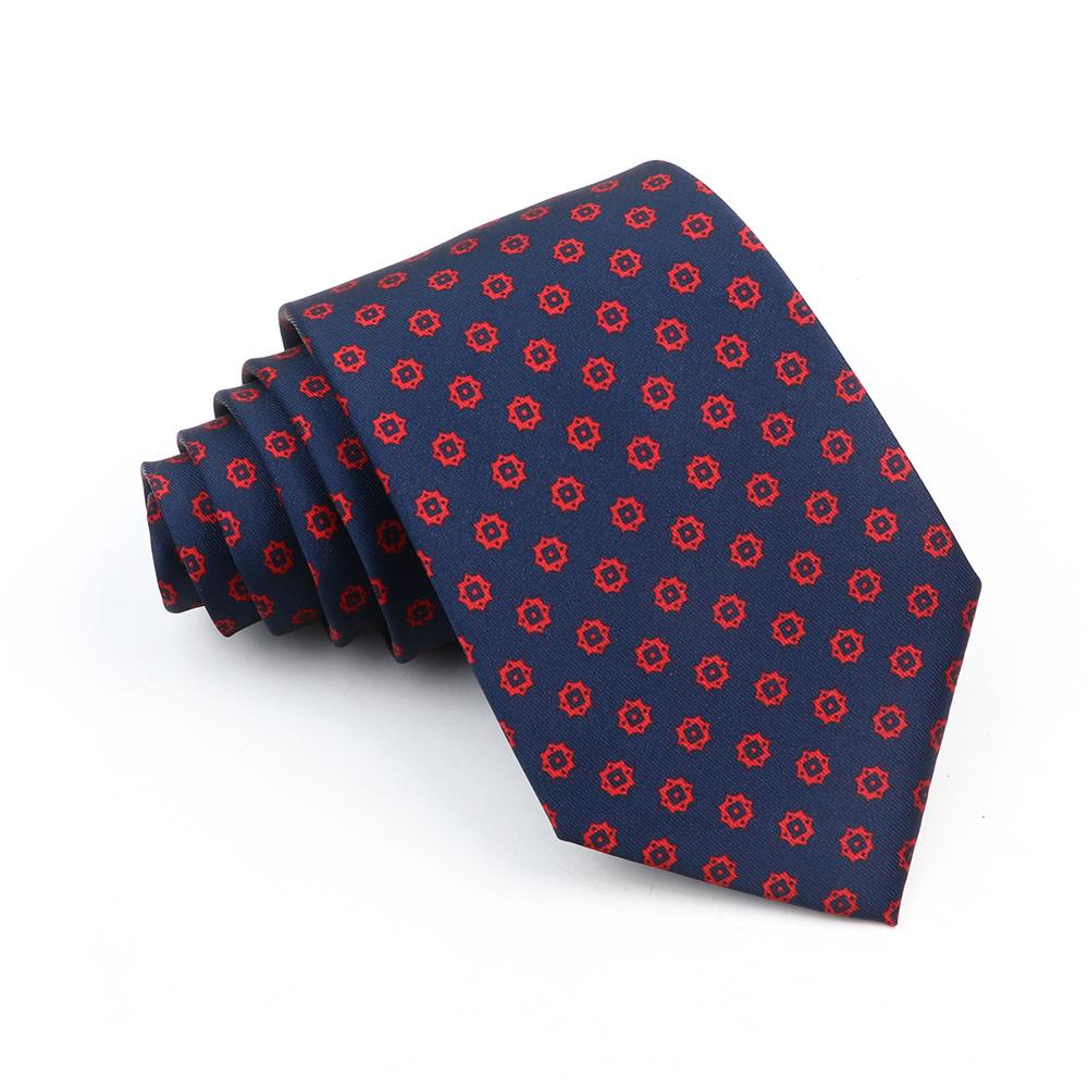 Supermjuka bohemiska sidenpolyesterslipsar för män Nyhet Design Bröllopskontor Företag Gravata tryckt slipspresent