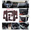 Door Slot Mat for KIA RIO 3 K2 1.6L 1.4L Pride UB 2011~2014 Cup Holder Sticker Lnterior Rubber Groove Cushion Coaster Accessorie