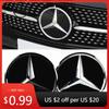KPQ2  Car Sticker Car Grill Emblem Star Badge Front Grill Logo For Mercedes Benz GLC GLE GLS 2015-2021 W166 W167 W253 X205 X253 X167 a