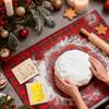 3D Wood Cookie Mold Christmas-themed Tree Santa Claus Snowman Reusable Wooden Biscuits Cutter DIY Cookie Cutter Baking Supplies