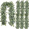 1/5PCS Artificial Plant Greenery Foliage Christmas Accessory Wedding Outdoor Garden Yard Decoration Home Room Table Wall Hanging