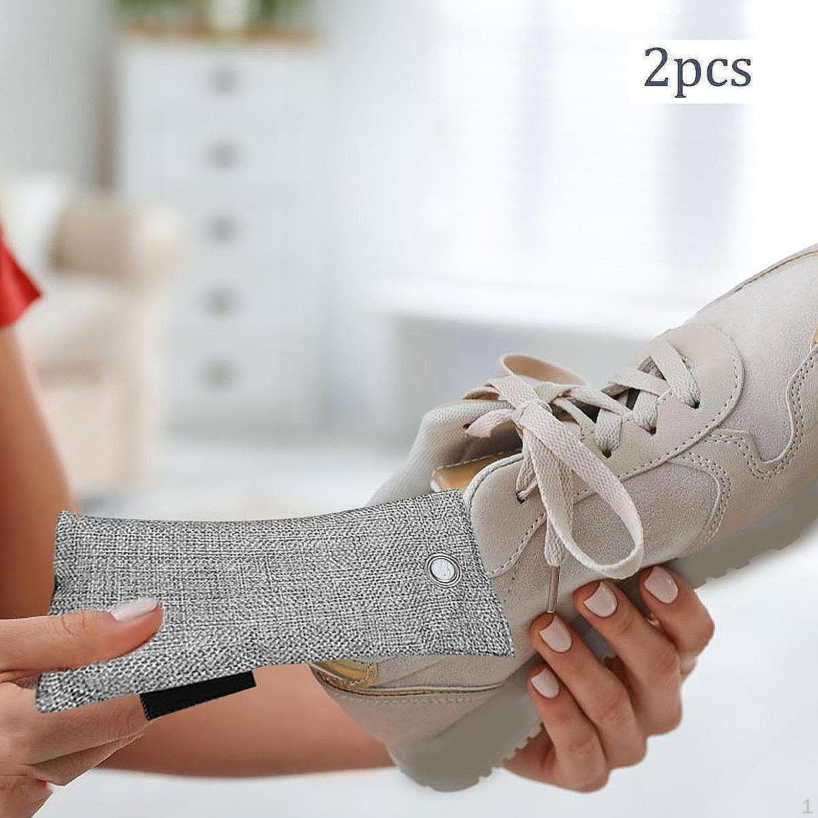 

2 шт. Очищающие воздух мешки Устранитель запаха Устраняет запахи и влажность Освежитель Устранитель запаха 2pcs 50g