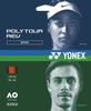 YONEX Teniso stygos Poly Tour Rev 125 Ryškiai oranžinės 12m PTGR125 12m Ilgis