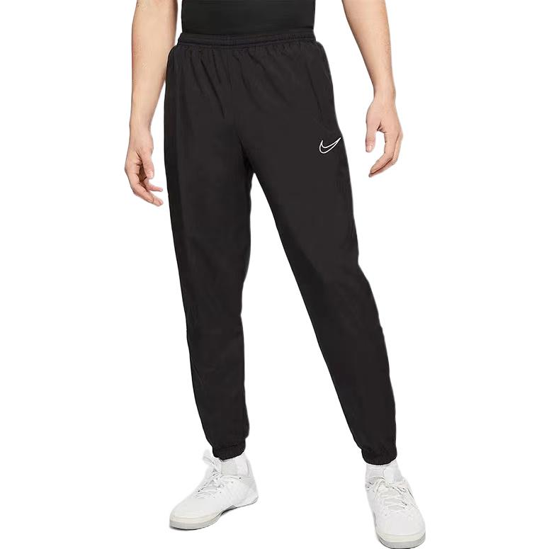 Nike Solid Color Print Logo Jogger Pants Men Bottoms Black CW6128-010