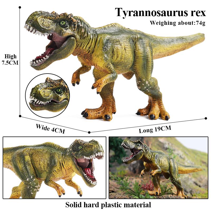 Oenux Jurassic Dinosaur World Eoraptor Dilophosauridae Mosasaurus Velociraptor T-Rex Animasl Model Action Figures Kid Toy Gift