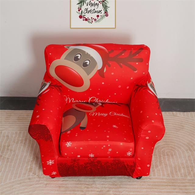 1set Weihnachten Sofa Abdeckung Stretch Sofa Schonbezüge Für Wohnzimmer Weihnachten Sessel Couch Abdeckungen Mit Kissen Abdeckung Couch Bezug