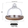 Solid Wood & Glass Mini Dessert Display Stand